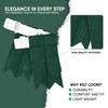 Men’s Kilt Flashes with Adjustable Buckle – Plain & Tartan