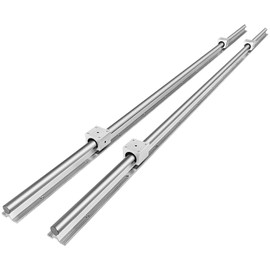 VEVOR Linear Rail Slide SBR20-1800mm 2 PCS and 4 PCS SBR20UU Slide Blocks Linear Guide Rail and Bearings Kit for Automated Machines DIY Project CNC Router Machines