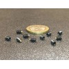Kmac Alloy Steel Set Screws, Brass Tip, 6-32 x 3/16"
