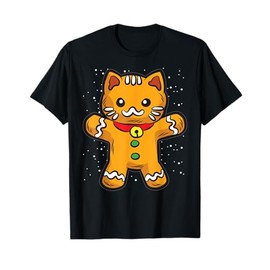 Gingerbread cat | Christmas cookies Cats love T-Shirt