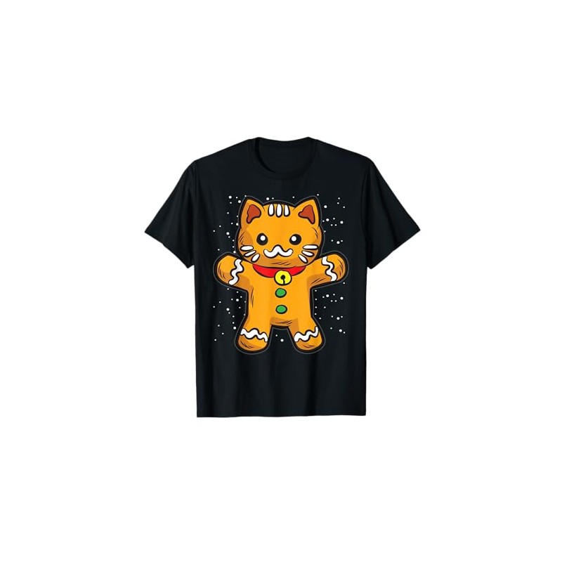 Gingerbread cat | Christmas cookies Cats love T-Shirt