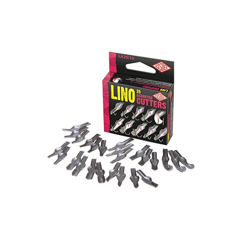ESSDEE Lino Cutter Set, Metal, 2 x 7.5 x 9