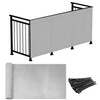 Windscreen4less 3'x50' Deck Balcony Privacy Screen for Deck Pool Fence