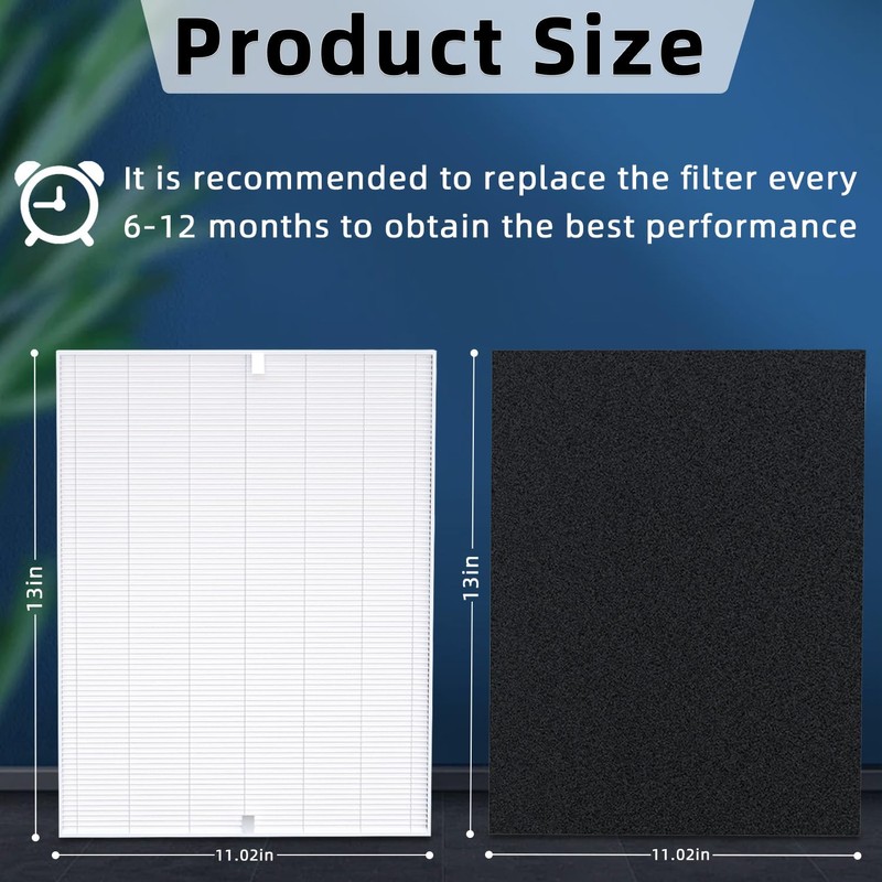 Amboseli 8 Pack C545 H13 HEPA Replacement Filter S Compatible