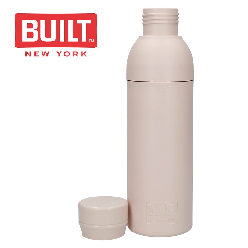BUILT Planet Bottle, Eco Water Bottle, Recycled from 15 Plastic