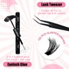 DIY Eyelash Extensions Set, 8-16 mm, Mixed Fluffy Eyelashes, Individual