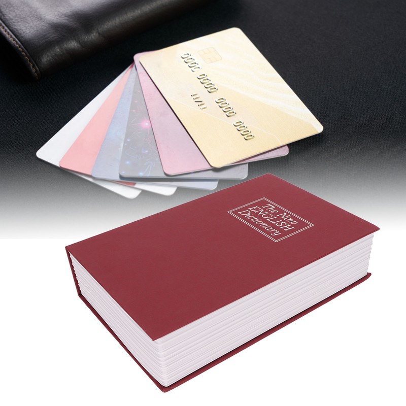 Book Safe Small Diversion Book Safe Storage Lock Box Money