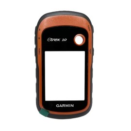 Housing Shell compatible with Garmin eTrex 30/30x/20/20X/10/10X Series Front Case with Glass Buttons Handheld Repair Replacement Cover (Orange, eTrex 10)