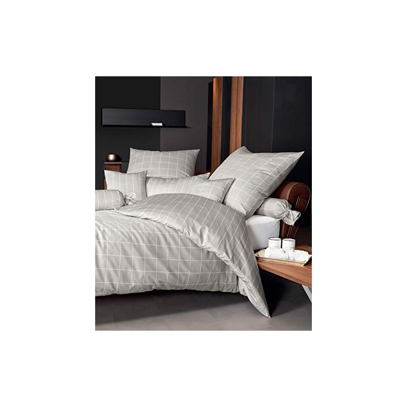 Janine Mako Satin Bed Linen Modern Classic 40 x 80