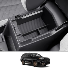CDEFG for 2025 Subaru Forester Center Console Organizer, for 2025 Subaru Forester Accessories Middle Console Armrest Storage Box (NOT for 2025 Wilderness)