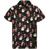 King Kameha Men's Short-Sleeved Funky Hawaiian Shirt with Front Pocket,