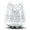 Mr. & Mrs. Panda Cocktail Glas Fledermaus Flügel - Geschenk,