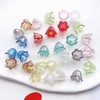 400 Pieces Clear Acrylic Bellflower Beads Lily of the Valley