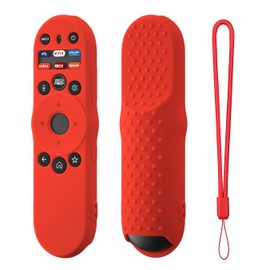 Hi Color Remote Cover for Vizio TV Remote XRT270 Smart TV Remote 2023, Silicone Vizio Remote Control Case Cover for VIZIO XRT270 Silicone Sleeve with Lanyard(Red)