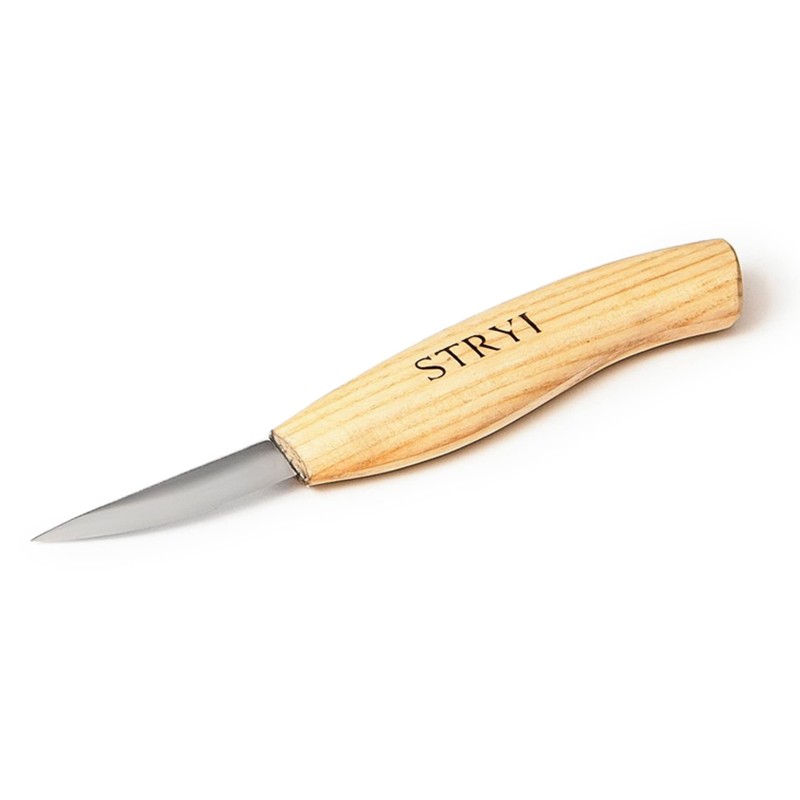 StryiCarvingTools Whittling Knife Small Sloyd Knife, Wood Carving Knife Hardened