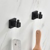KIBI Cube Bathroom Towel Hook | 3-Pack Wall Mounted Robe
