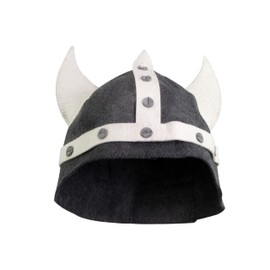 Sauna Hat – Model Germanius (Dark) – 100% Cotton – Sauna Hat Made of Felt for Men and Women