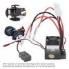 RC 360A Waterproof Brushed ESC with Heat Sink and Cooling