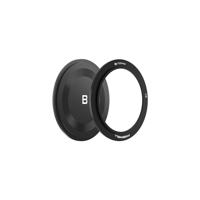 Freewell 72 mm Adapter Ring with Back Cap for V2