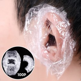 Hair Salon Ear Covers, Hair Dyeing Ear Protectors (100 Pcs) Hair Salon Cover 5ea