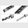4PCS Woodworking Square Drill Bits Set HSS Wear Resistant 1/4in