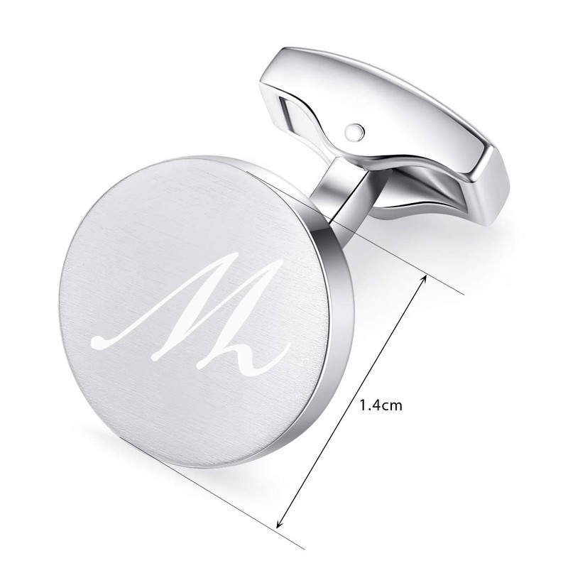 Honey Bear Cufflinks & Tie Pin Set Initials Letter Men's