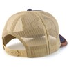 Trendy Apparel Shop Rodeo Leather Patch Trucker Snapback Ball Cap,