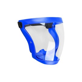 Tabanzhe Anti-fog Full Face Shield-Protective Head Cover Reusable Transparent Safety Face Mask Adjustable Universal Faceshields Guard for Men Women Eyes Face Protection(Blue)
