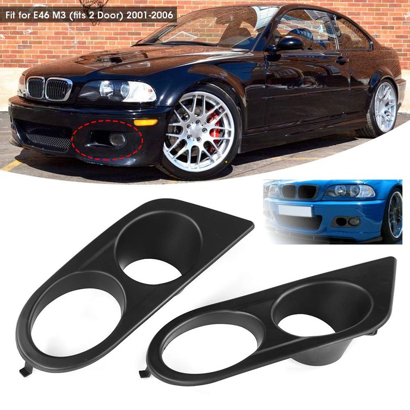 2pcs Fog Covers Front Visor Light Covers for Double Hole