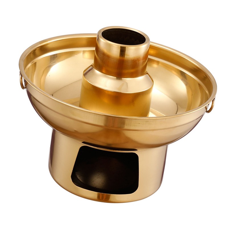 Stainless Steel Dry Ice Hot Pot Light Luxury Exquisite Milk