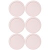 Pyrex 7201-PC 4-Cup Loring Pink Food Storage Replacement Lid (6-Pack)