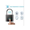 Ultra Fingerprint Padlock,AICase Ultra Light One Touch Open Fingerprint Lock