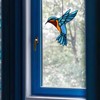 Alivagar Stained Glass Bird Window Hangings SunCatcher, 9" x 7