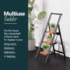 WOA WOA 3 Step Ladder, Ladders for Home, Anti-Slip Pedals,