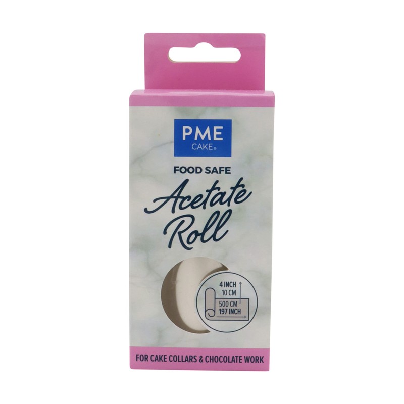 PME AT04 Food Safe Acetate Roll-5 Meter, Plastic