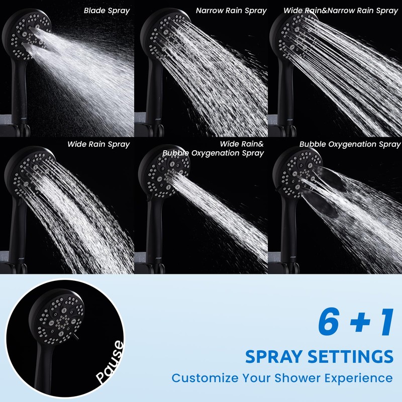 Ryamen Upgraded Dual Shower Heads Combo, 10 inch Filtered Shower