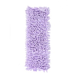 Microfiber Mop Pad, Reusable Wet Dry Mopping Cloths Refills Household Tools Deep Clean Sweeping Replacement Flat Head Machine Washable for Home Kitchen Office Hardwood Floors Cleaning(Nordic Purple)