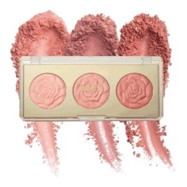 Paleta Rubor Milani Rose Powder Blush Floral Fantasy Mate 12g