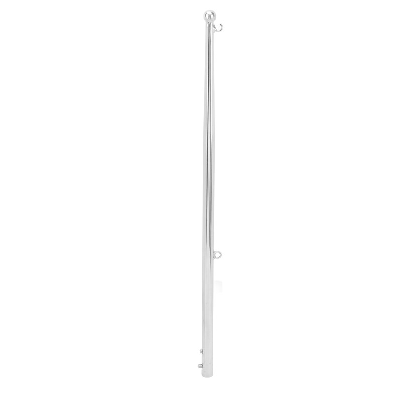 Flag Pole 610mm Stainless Steel Weather Resistant Rustproof Marine Flagpole