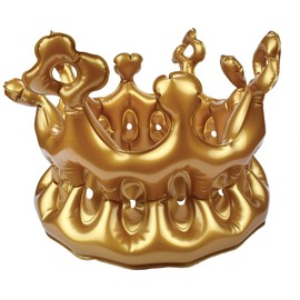 Legami - CRO0001 Inflatable Crown, Adult Size, Diameter 22 cm