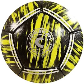 American Challenge Kura Soccer Ball (5, Black/Neon Yellow)