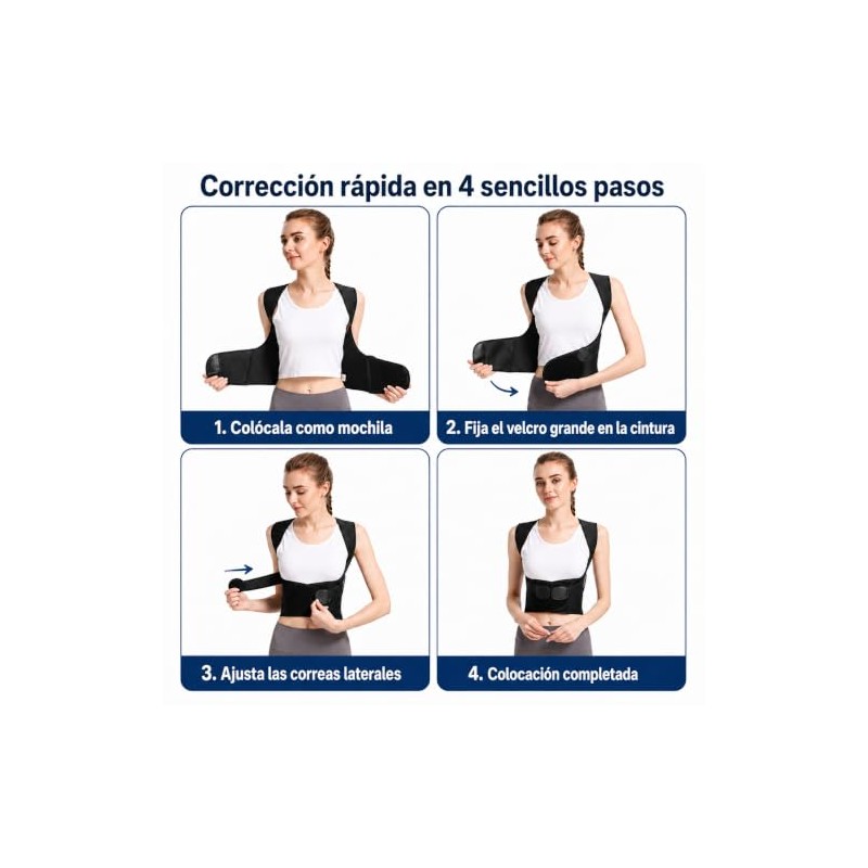 Corrector de Postura para Hombre y Mujer, L