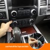 Hoolcar Interior Center Console Dashboard Navigation Trim Cover Kit ABS