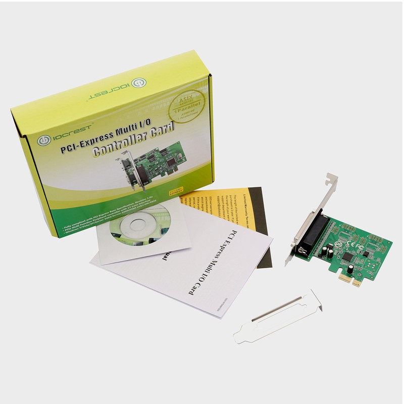 Syba 1 Port Parallel DB25 LPT Printer PCIe x1 with