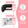 Cute Heating Pad Microwavable Stuffed Animals, Pink Pig 1.4lb Removable