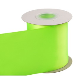 Cinta de satén de doble cara de 4 pulgadas, cinta de poliéster sólido para manualidades, 25 yardas, perfecta para envolver regalos, manualidades, corona, decoración de ceremonia de fiesta de boda, arreglo floral, costura