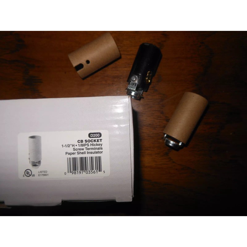 Lamp New 1 1/2" In Height Candelabra E12 Lamp Socket
