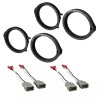 American International Front / Rear Speaker Adapters + Harness For