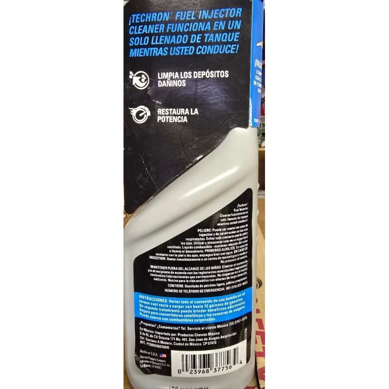 Chevron [6 pack] Techron Fuel Injector Cleaner