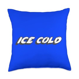 Ice Cold | Very Cold Shoulder Dismissive Too Cool Throw Pillow